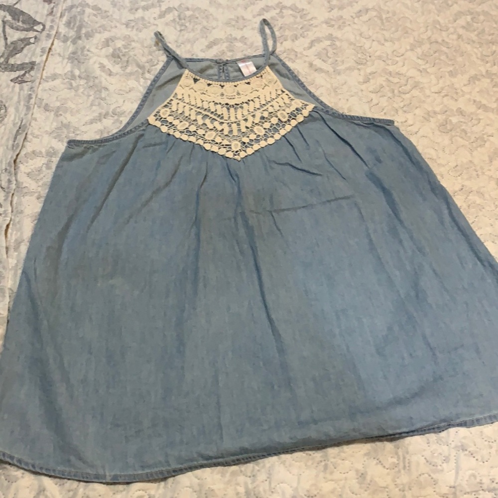 EUC chambray tank
